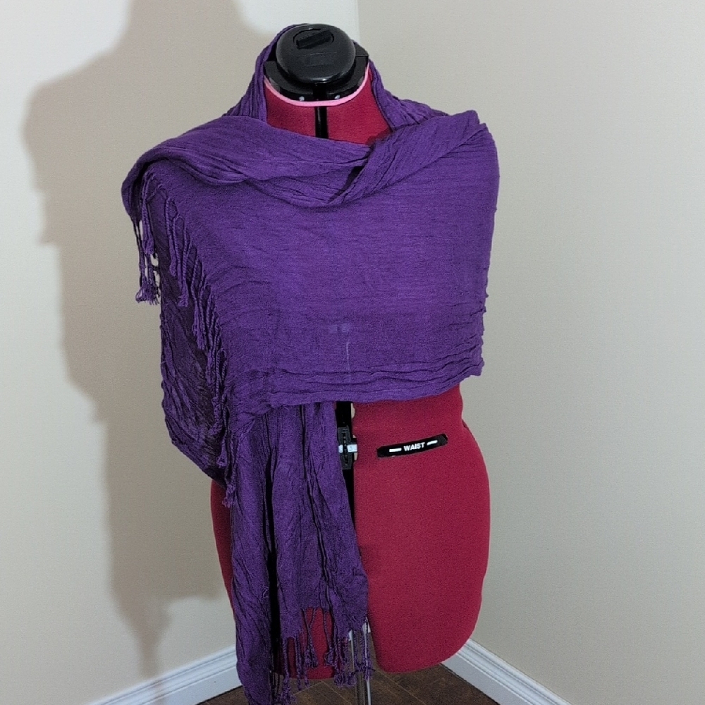Chic| Elegant Purple Scarf